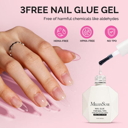 MelodySusie nail glue gel texture and consistency shot