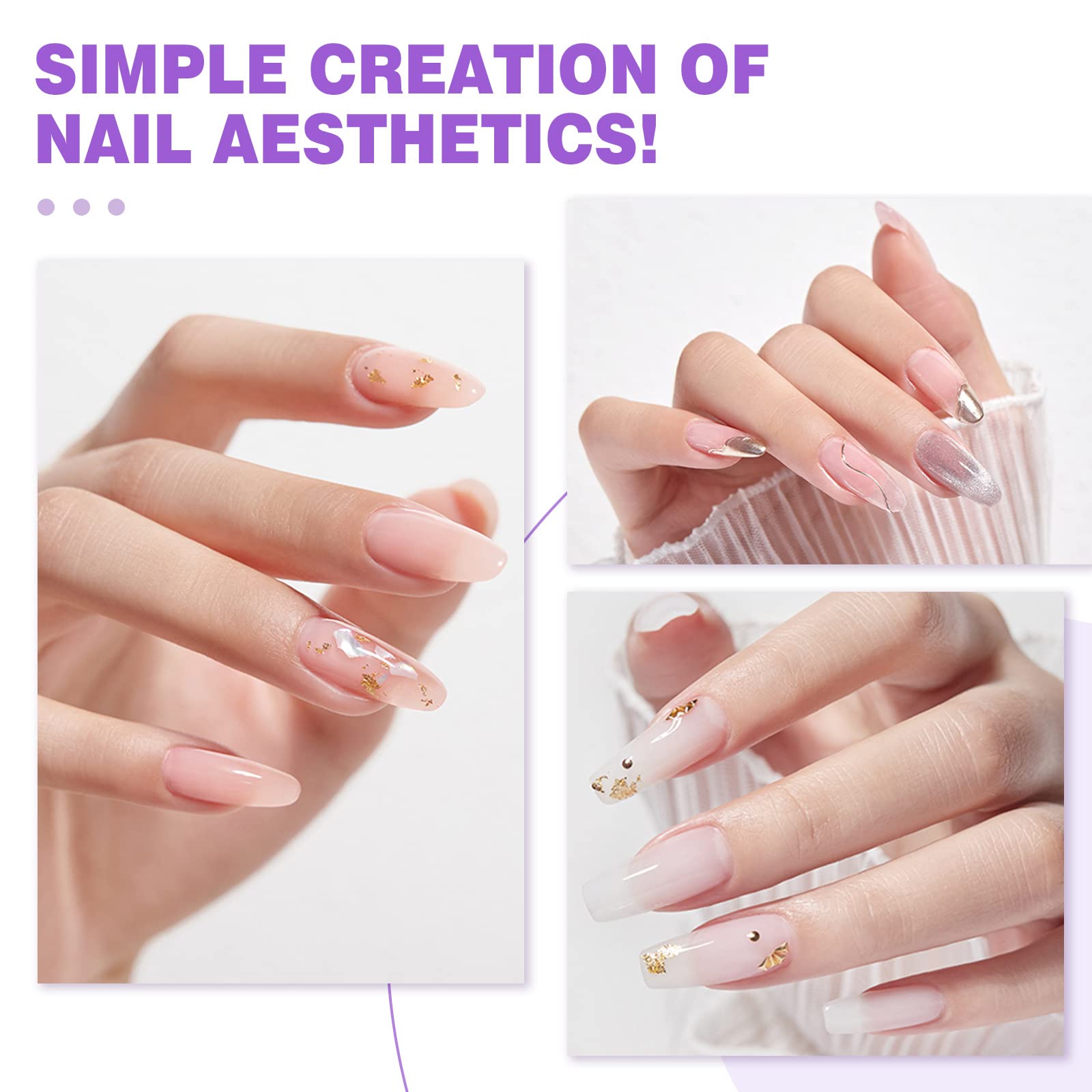 Saviland 15ml nail glue bottle and portable curing tool