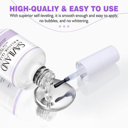 Close up of Saviland gel adhesive for press on nails