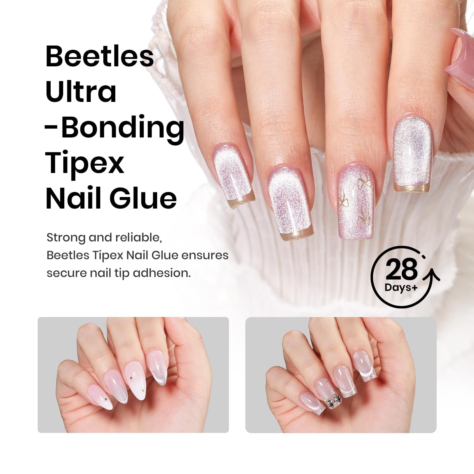 Beetles 20g nail glue gel application demonstration