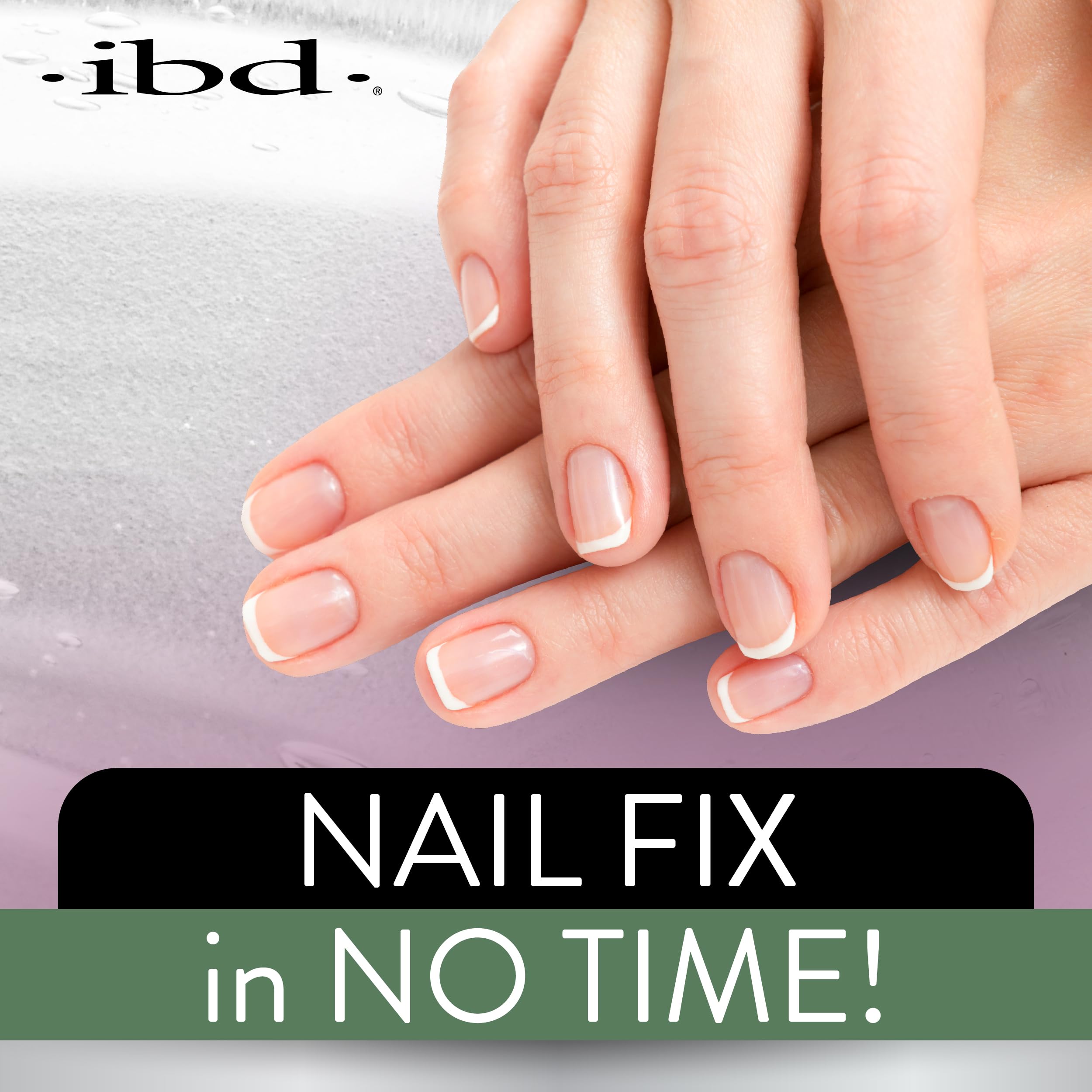 Close up of IBD 5 Second nail glue brush applicator