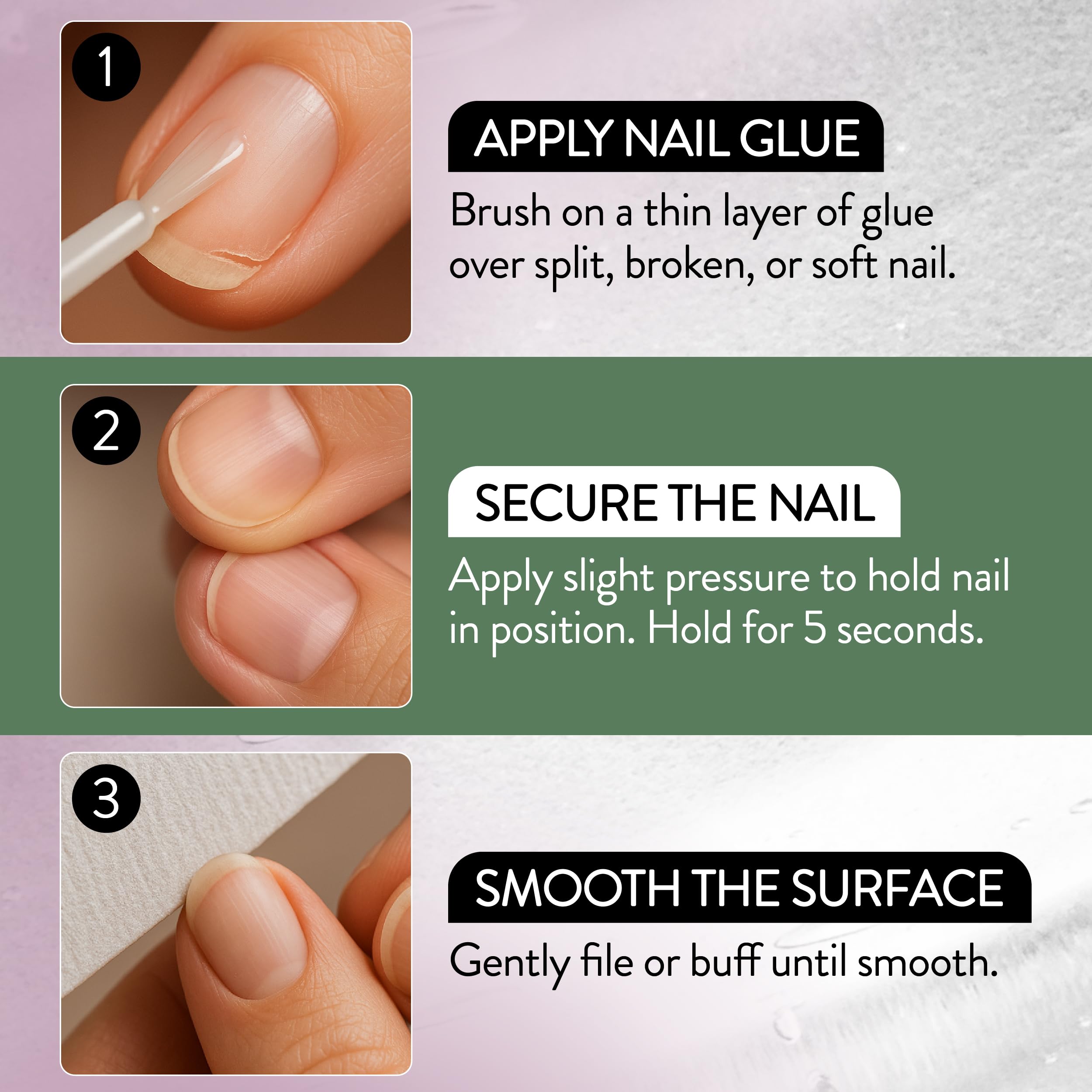 IBD 5 Second nail glue used for press on nails application