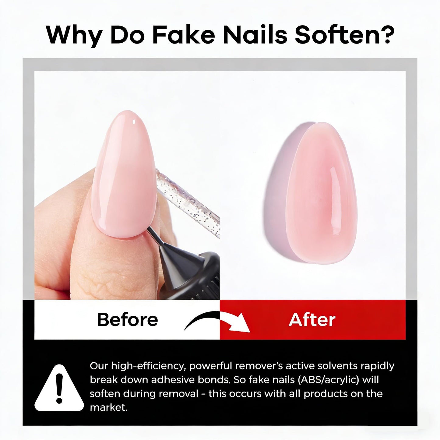 Glamonade professional glue remover for fake nail tips
