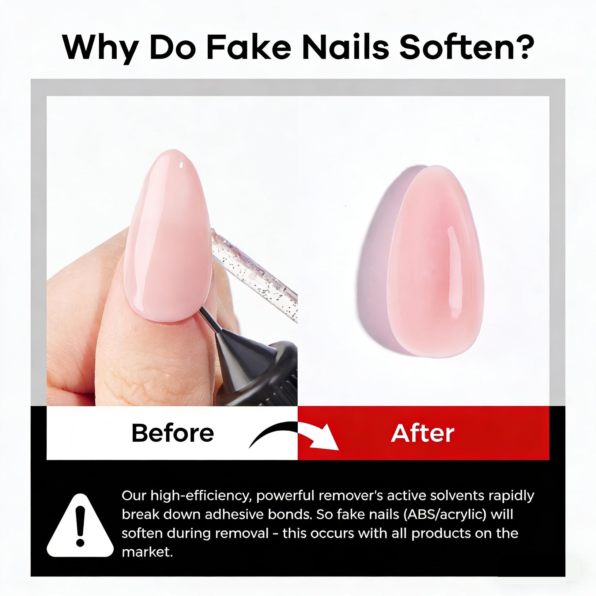 Glamonade professional glue remover for fake nail tips