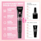 Luckyfairy lamp free nail glue for DIY manicures