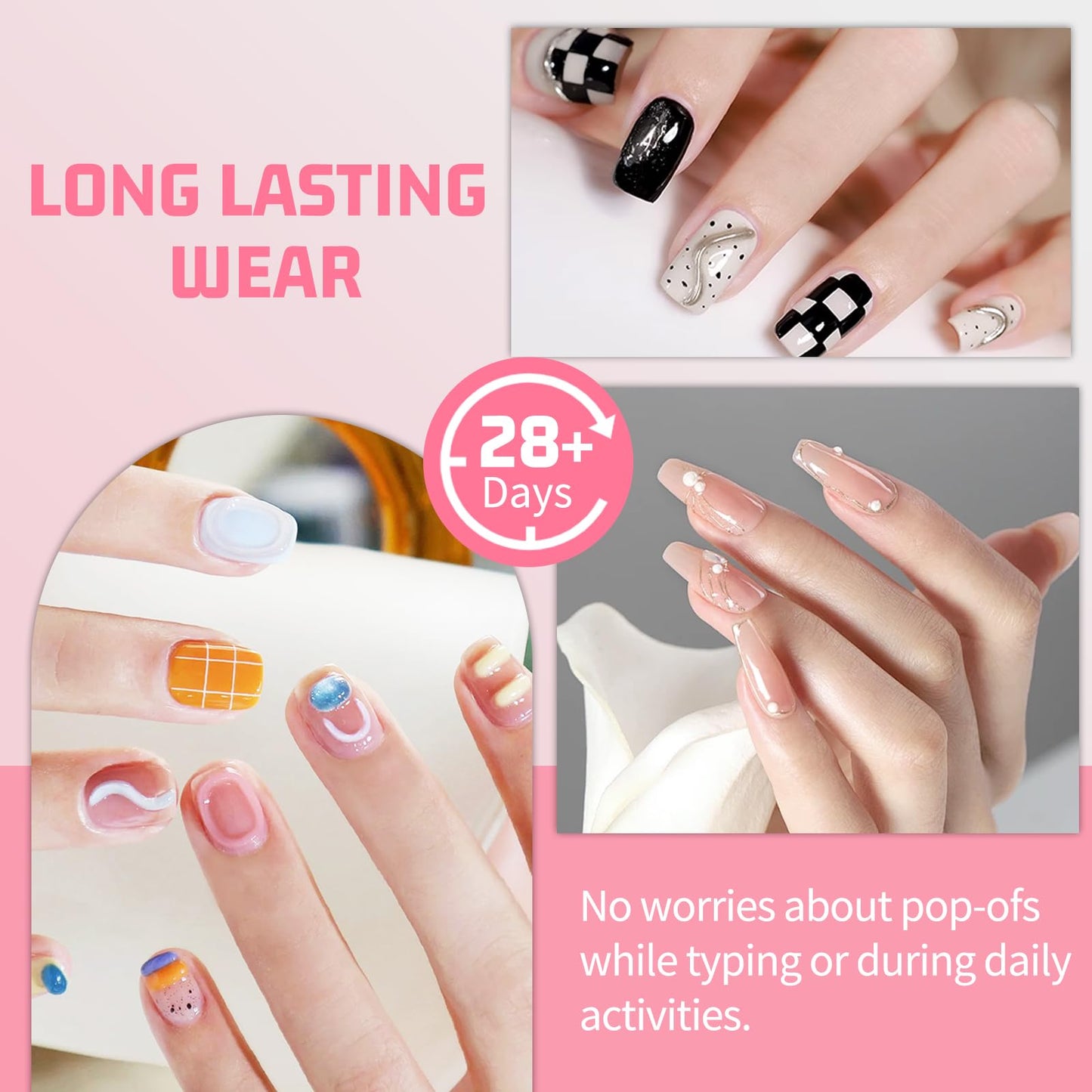 Professional quality Magic Armor nail glue for artificial nails