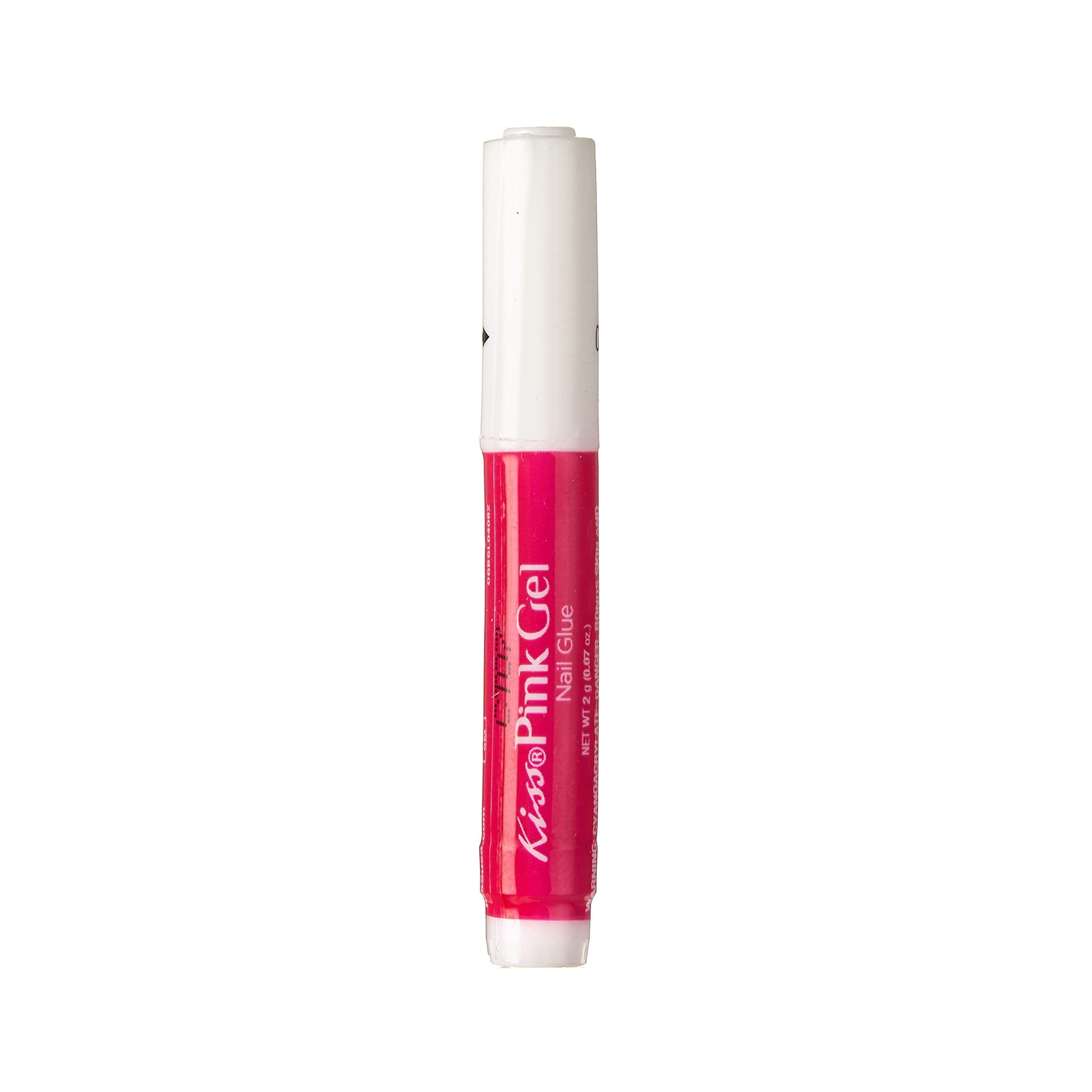 Kiss Pink Gel Nail Glue packaging front view