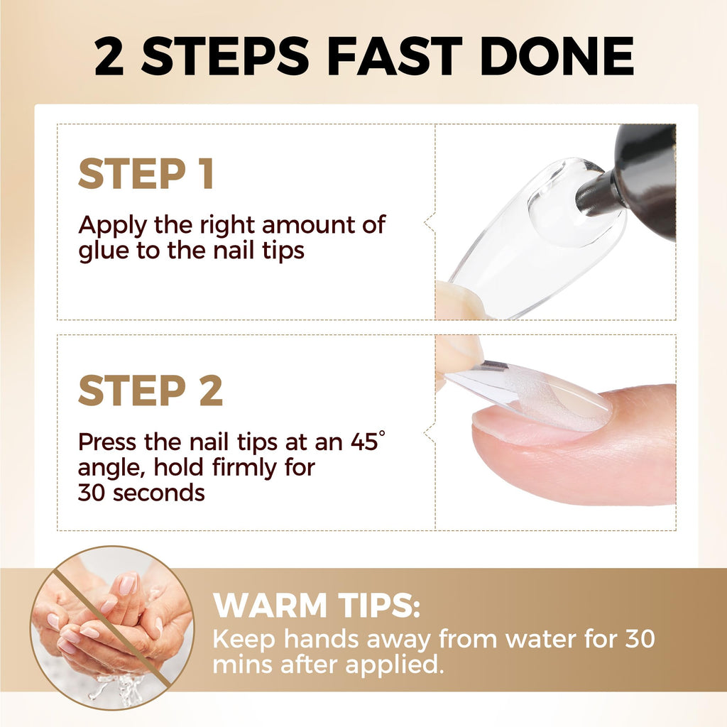 Una Gella long lasting nail adhesive lifestyle setting