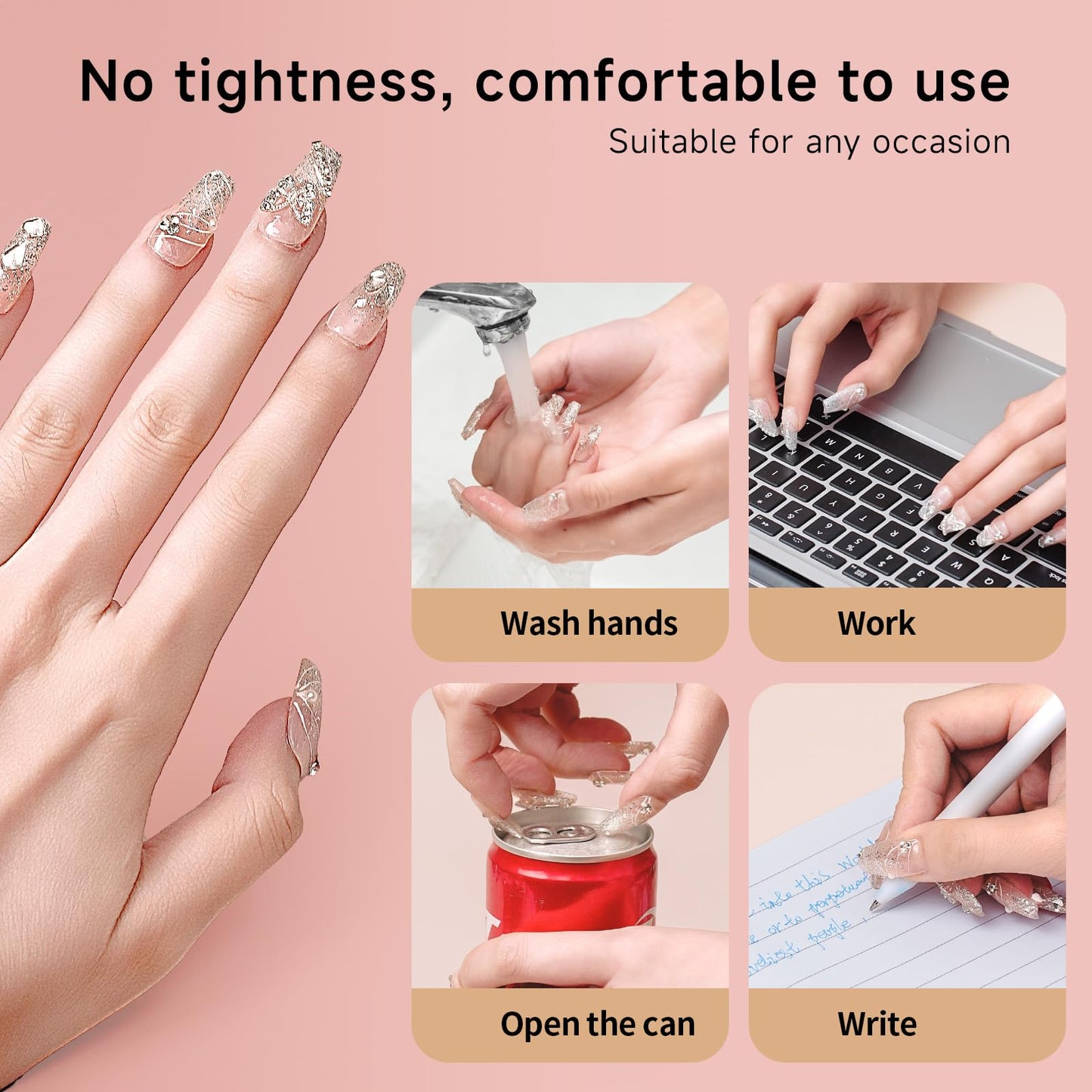 Authentic USA imported Gellen nail glue for DIY manicure