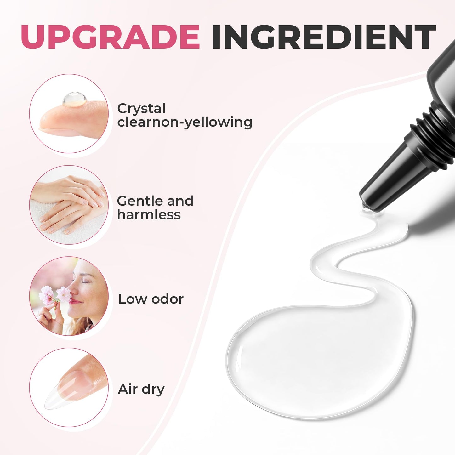 Travel friendly Una Gella nail glue set for beauty kits