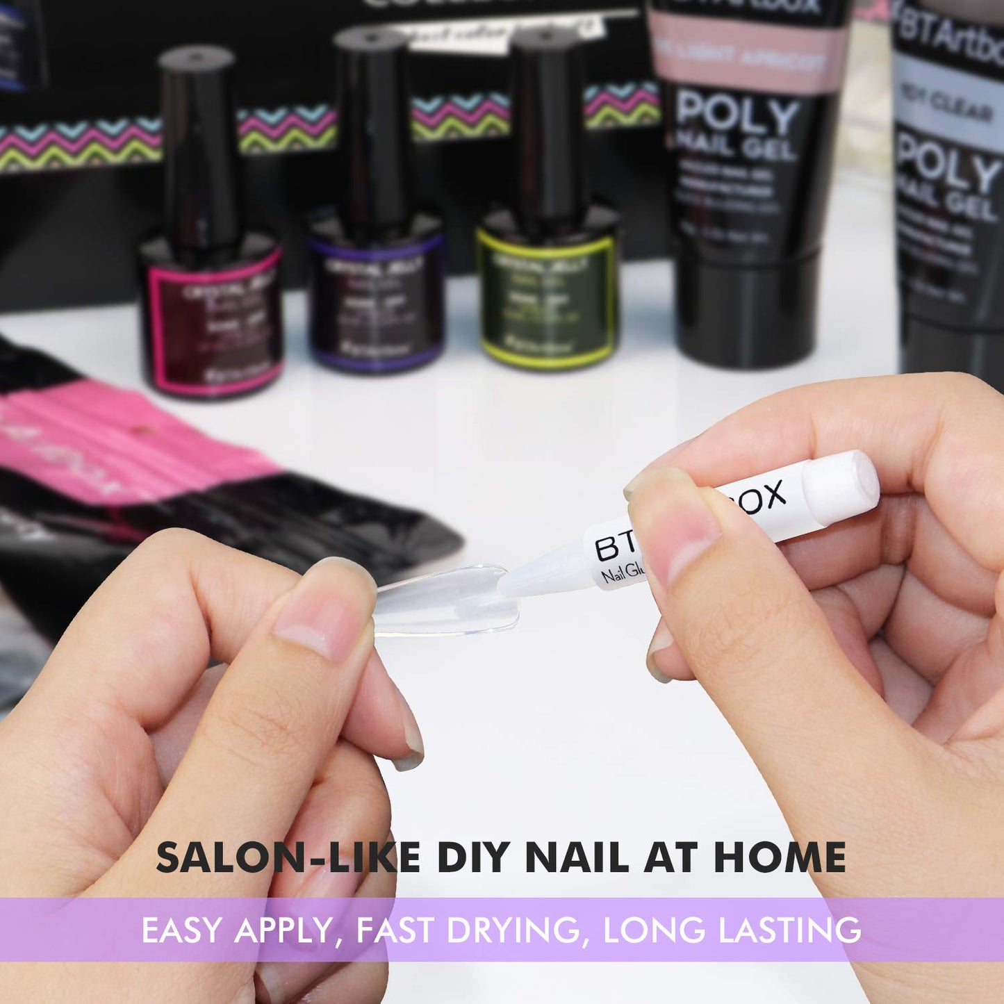 BtArtbox super bond glue for press on nail tips