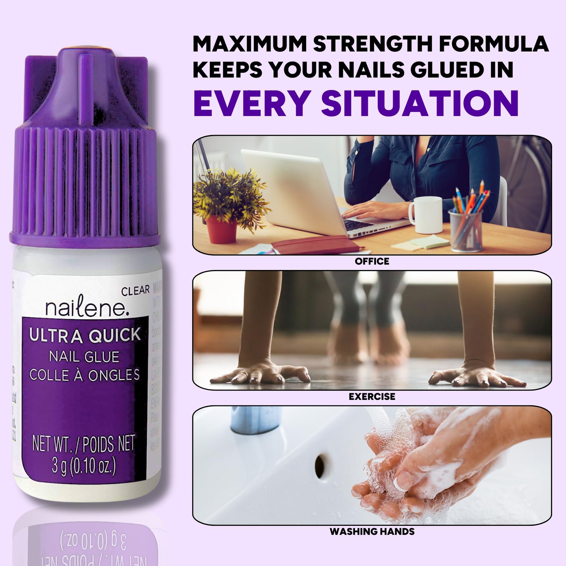 Nailene salon formula glue for press on nails