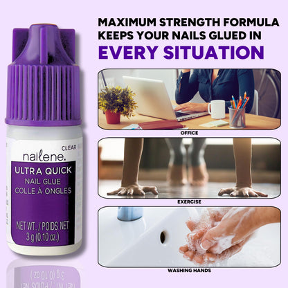 Nailene salon formula glue for press on nails