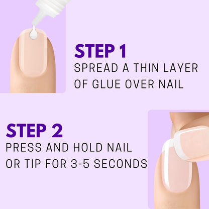 Professional grade nail glue by Nailene
