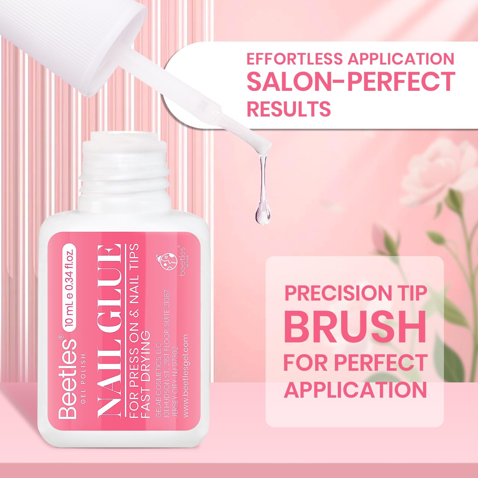 Beetles brush-on nail glue for press on nails