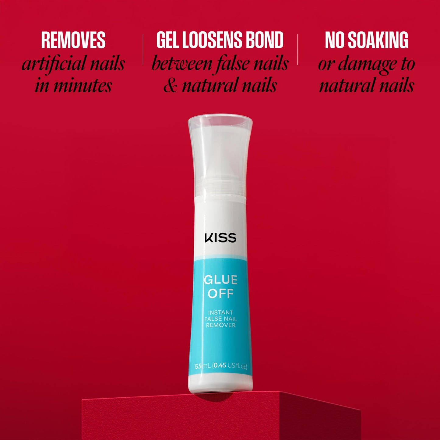 Authentic USA imported Kiss Glue Off nail care tool