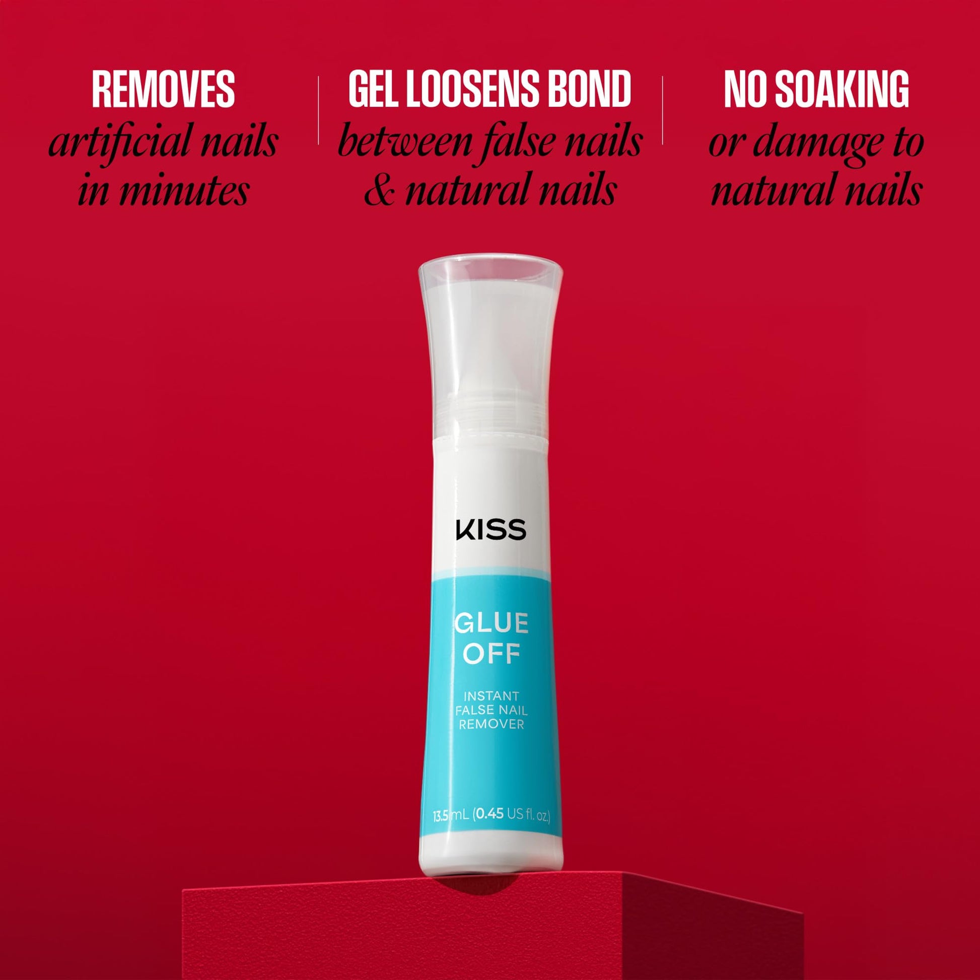 Authentic USA imported Kiss Glue Off nail care tool