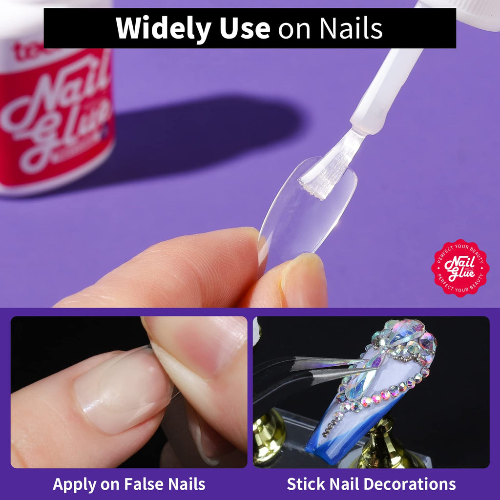 Teenitor 7 gram nail glue bottle packaging display