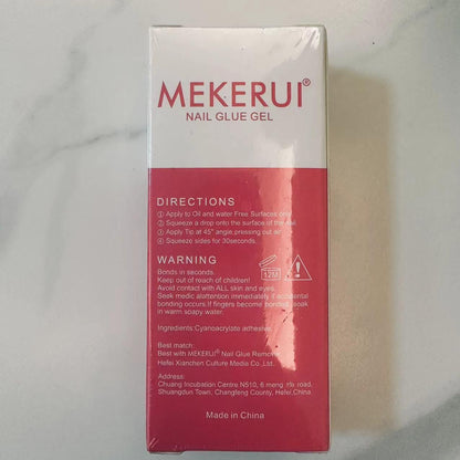 Instructions for using 7 second dry nail glue gel