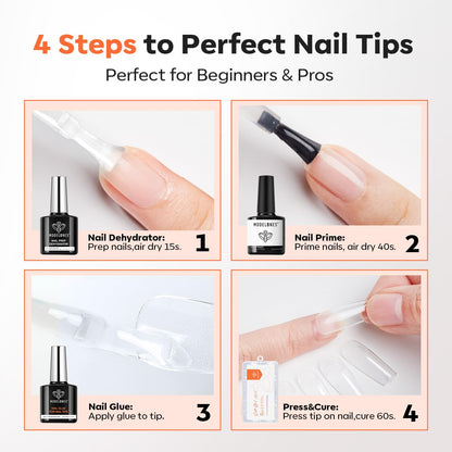 Step by step usage guide for Modelones gel nail glue