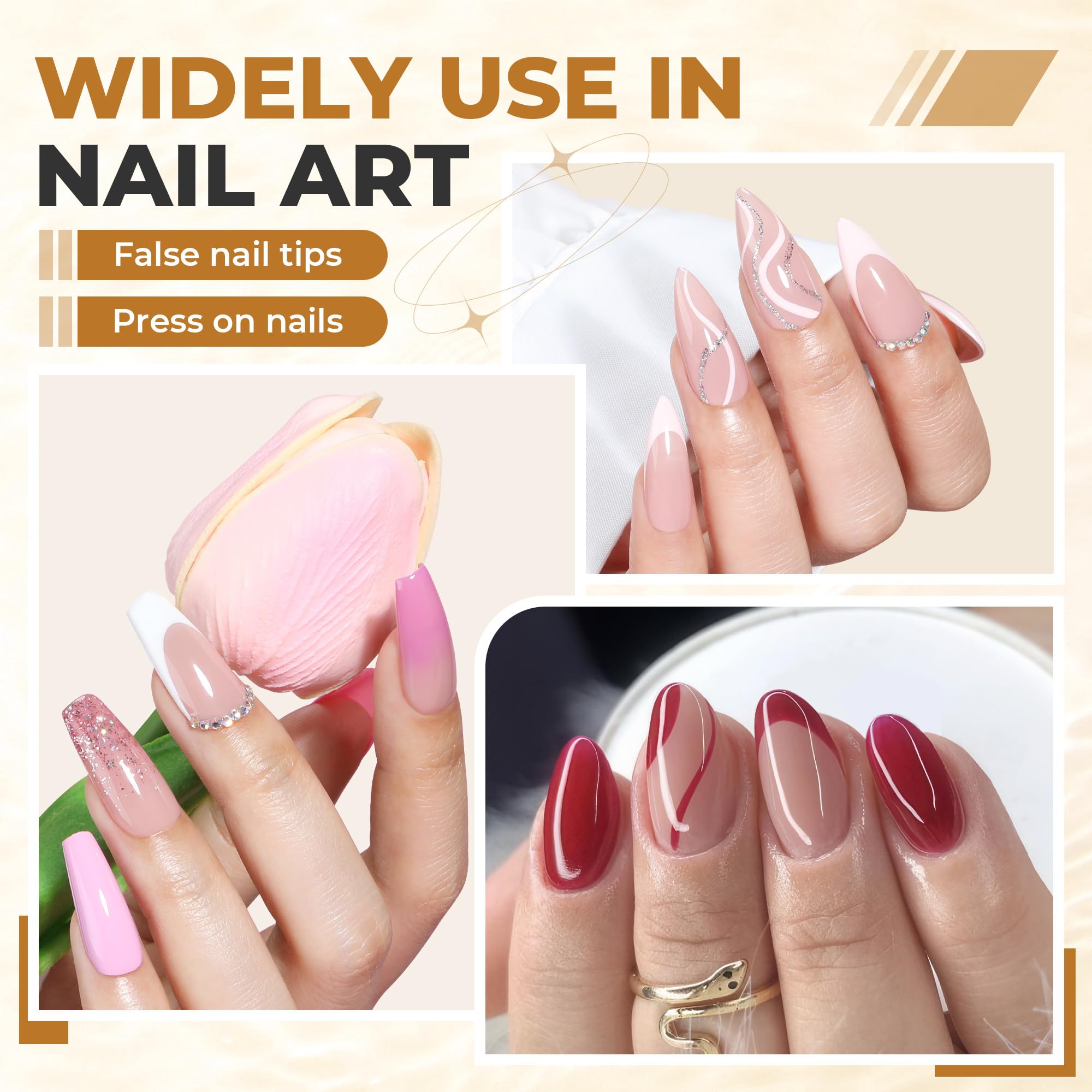 Una Gella super strong nail glue packaging details