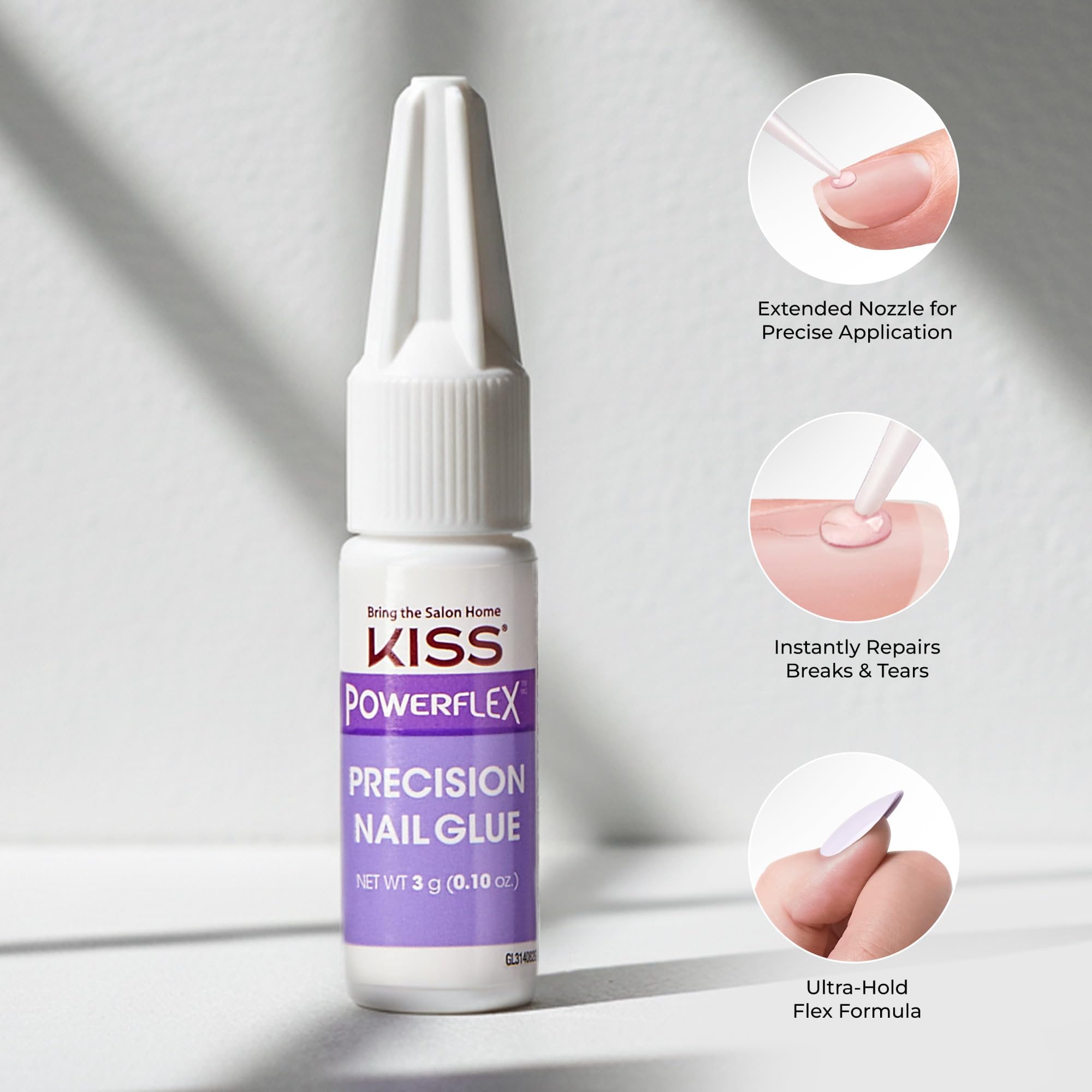 Kiss Powerflex precision glue packaging