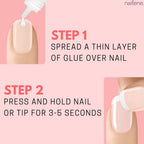 Nailene pink tint nail glue back label details