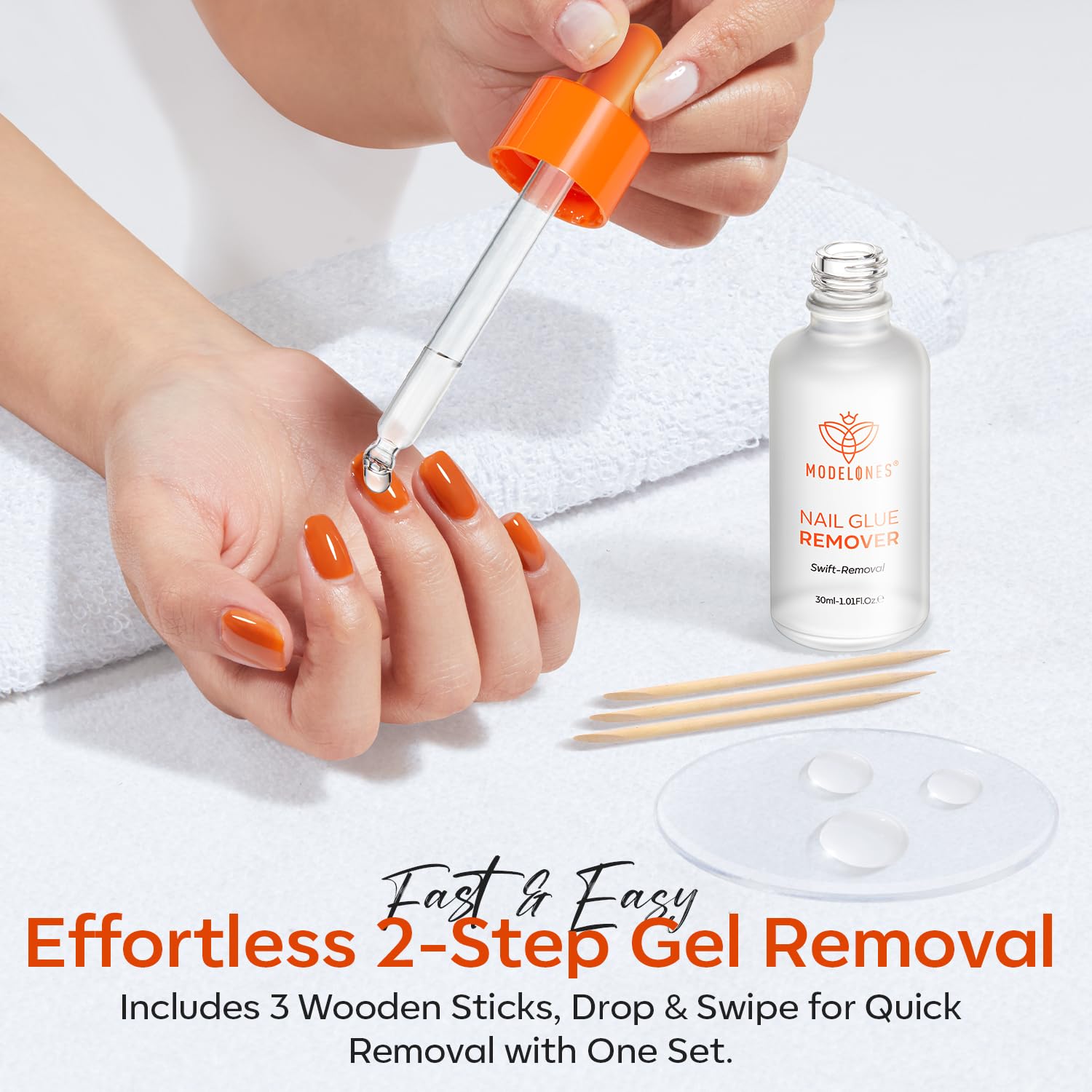 Modelones nail care remover liquid texture