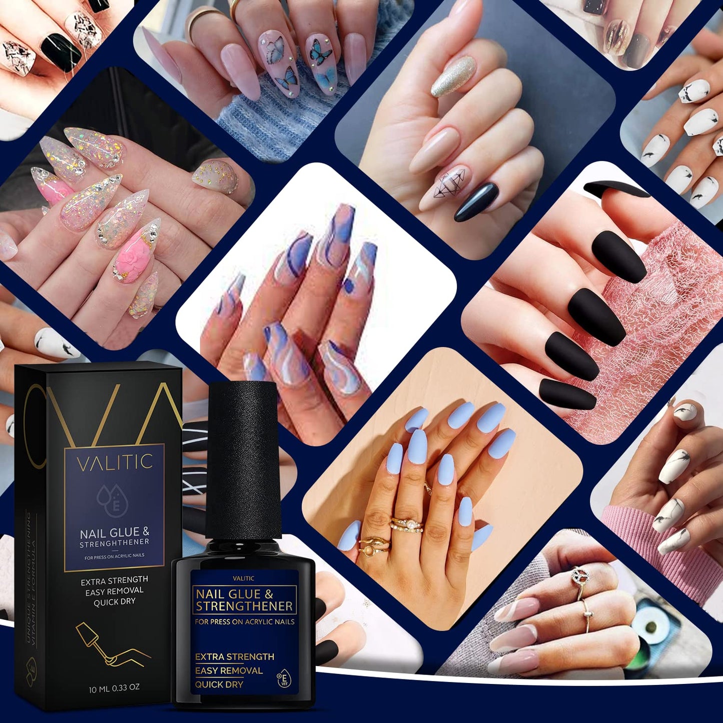 Professional brush-on gel application for nail tips