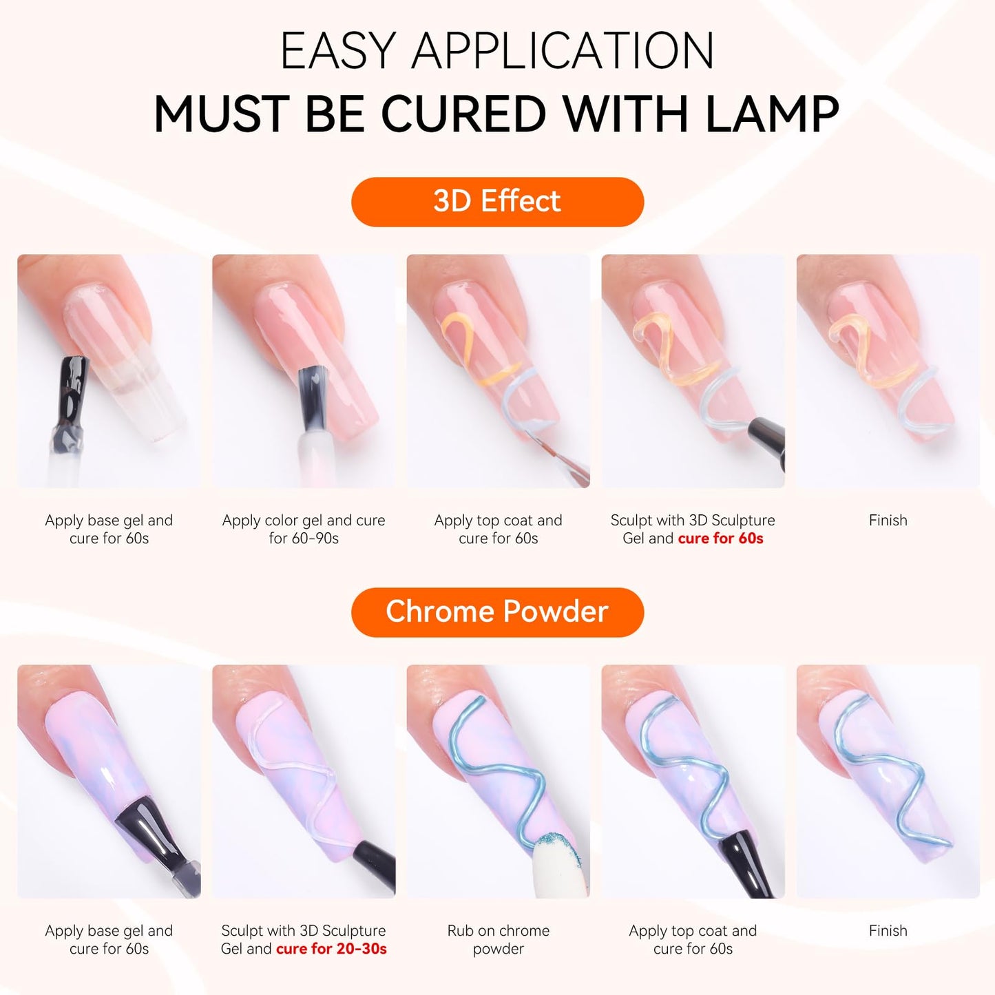 Makartt 3D gel packaging and tube applicator tip