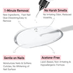 Included nail file and wooden cuticle application tools