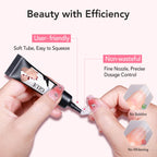 Curvlife 10 milliliter precision nail glue remover bottle