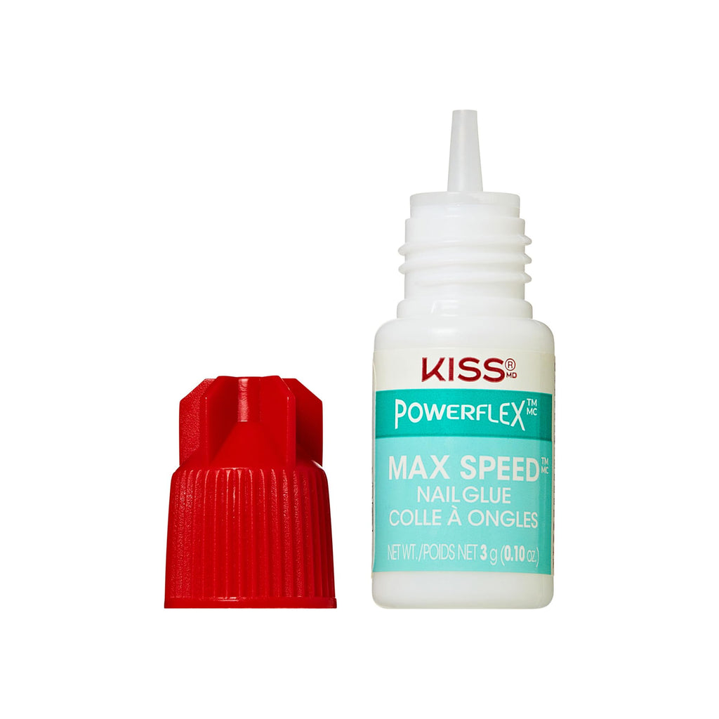 Kiss maximum speed adhesive packaging and label details
