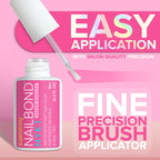 Nyk1 Nailbond Super Strong Nail Glue application demo