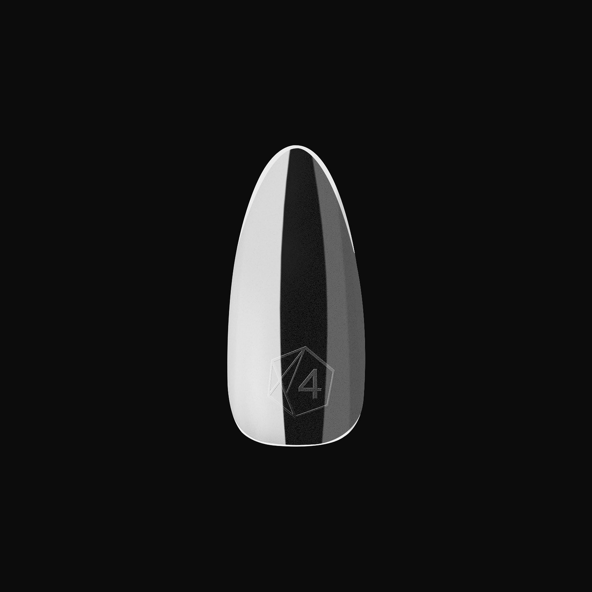 Close up of Sculpted Almond medium nail tip shape