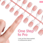 Canvalite French manicure press on nails display