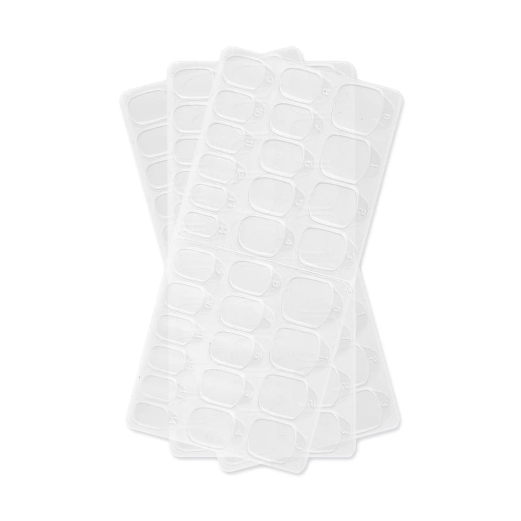 Glamnetic adhesive nail tabs sheet set layout
