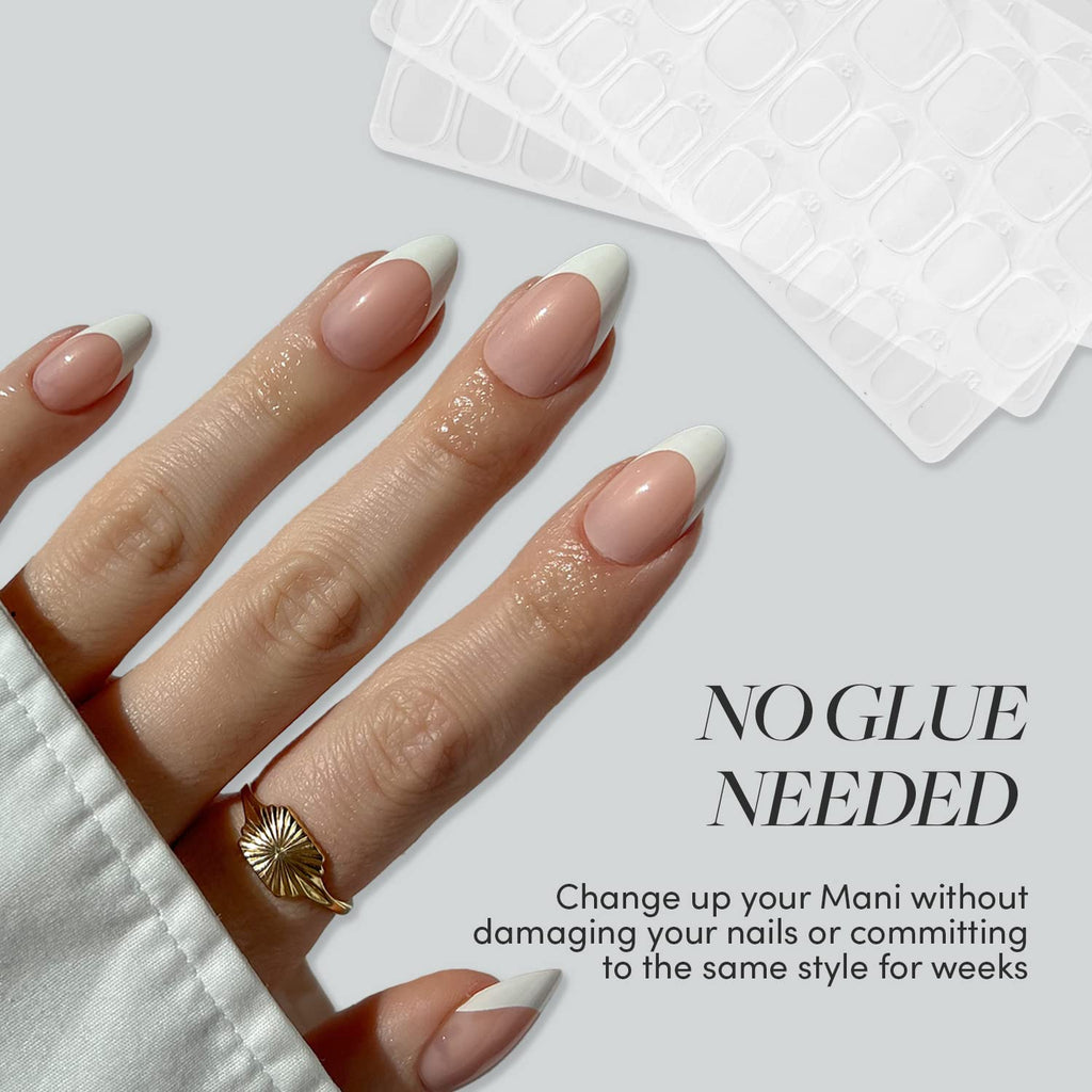 Glamnetic instant nail adhesive box packaging side angle