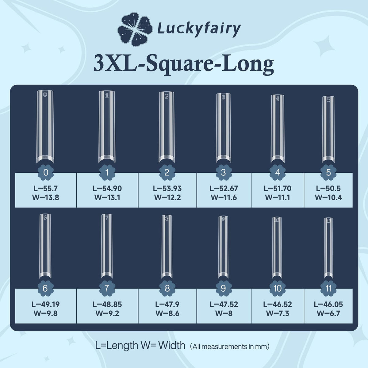 Luckyfairy professional manicure nail extension display