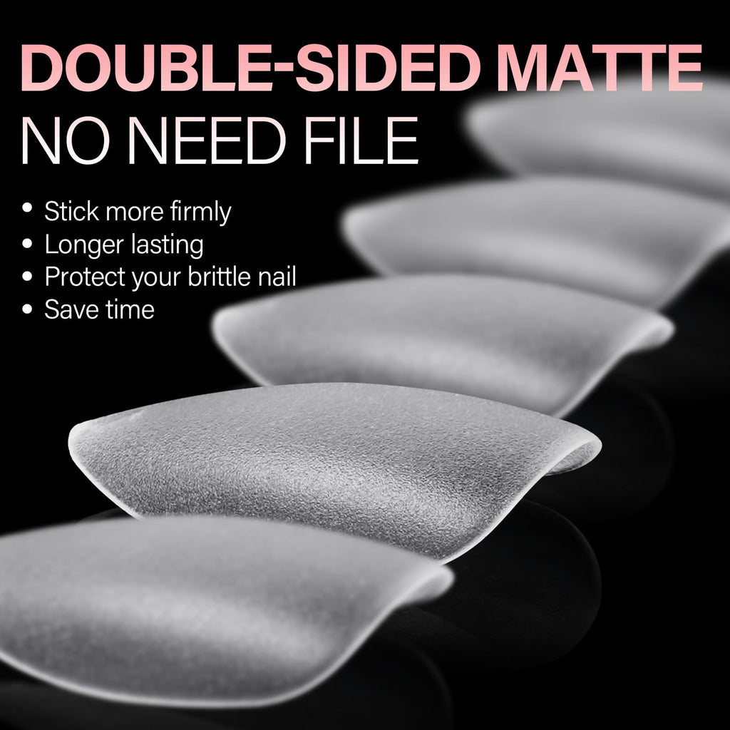Aillsa soft gel nail tips arranged in 15 sizes