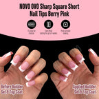 Demonstration of short sharp square shape for DIY home manicures