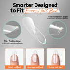 Modelones almond nail extension kit displayed on a flat surface