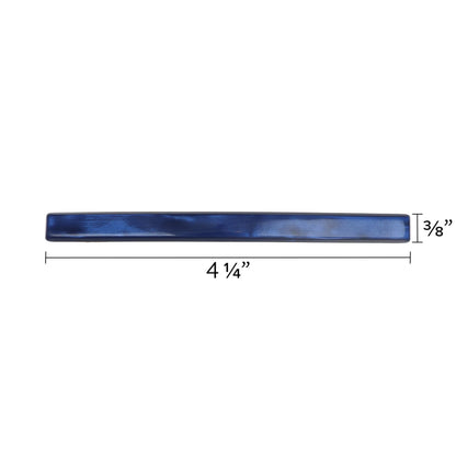 France Luxe marbled blue navy hair barrette for thin hair styling
