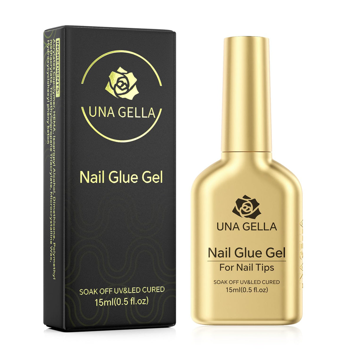 Una Gella 6 in 1 gel glue lifestyle manicure shot