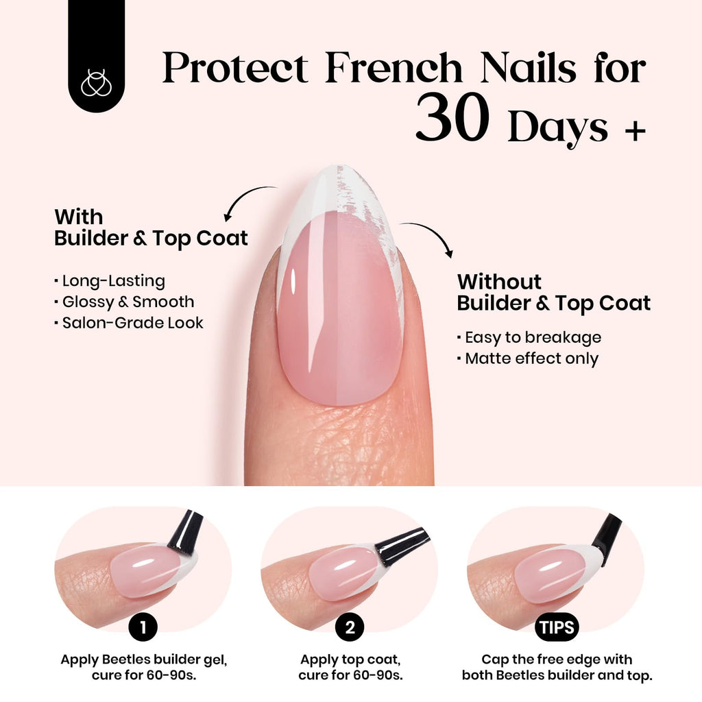Beetles soft gel press on nails flexibility demonstration