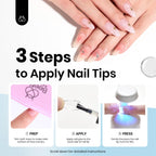 Beetles 9 in 1 bottle next to UV nail lamp setup