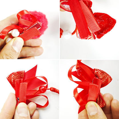 KYMY traditional Asian style hair clips displaying cascading decorative tassels