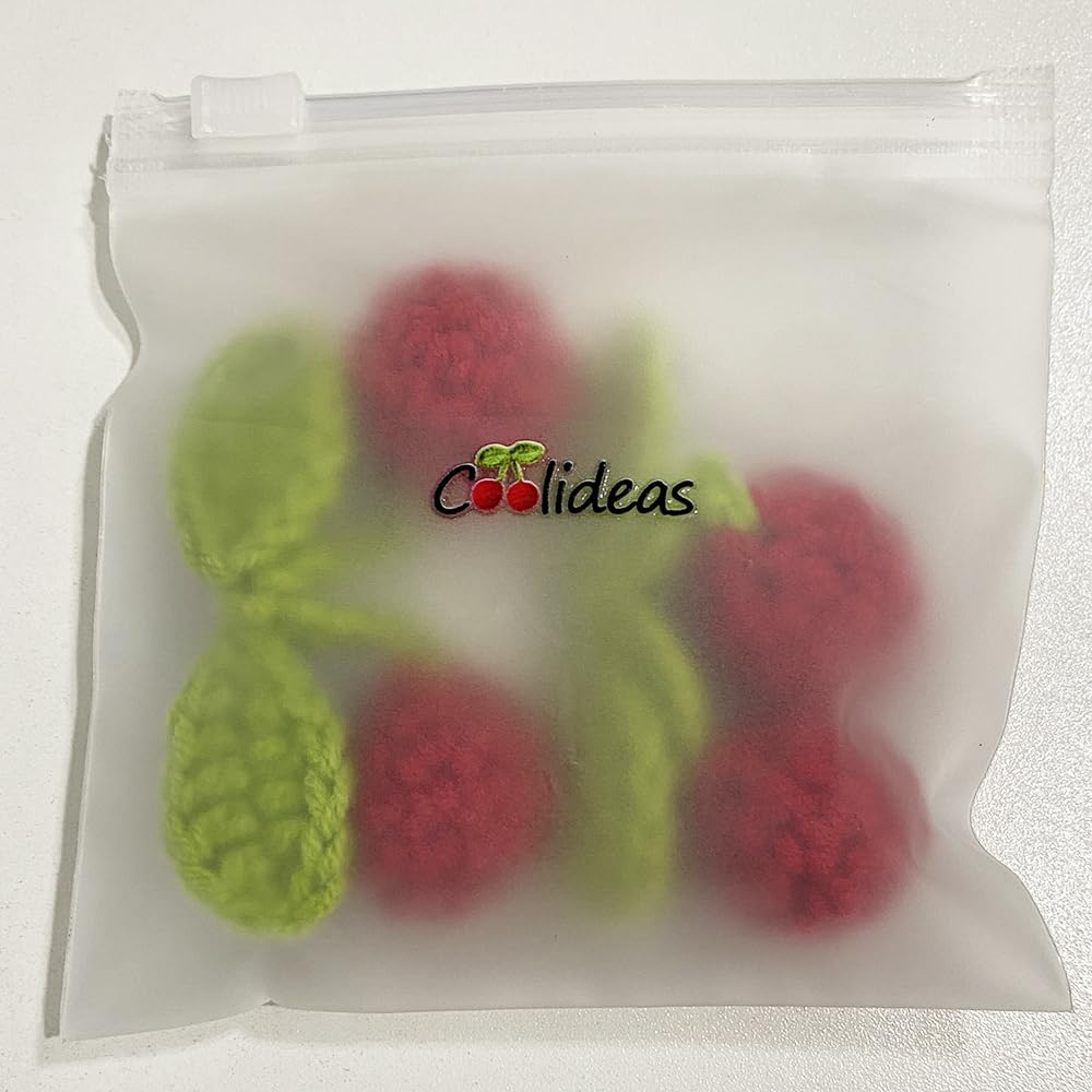 High quality soft yarn fruit design kids hair slides highlighting the lightweight construction