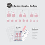 Selection of 15 sizes of Btartboxnails press on toenails