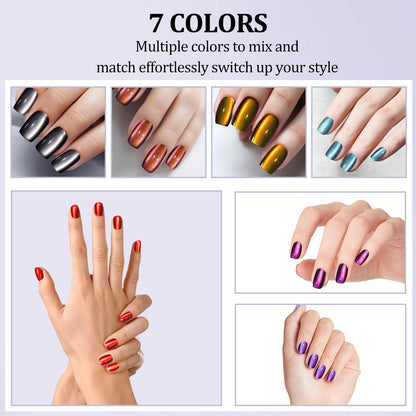 Laza short square press on nails set packaging